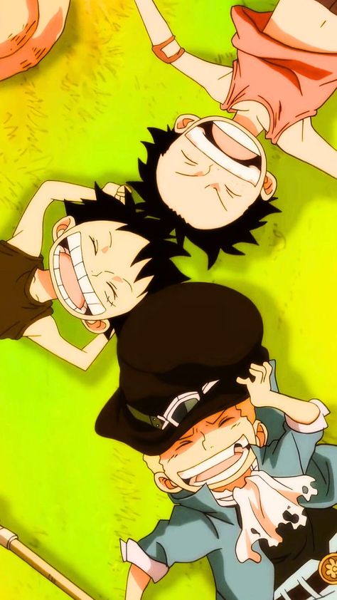 Kid Luffy, Ace, Sabo Ace Sabo Luffy Wallpaper, Luffy X Ace X Sabo, Sabo Wallpaper, Ace Luffy Sabo, Luffy And Ace, Yt Logo, Luffy Ace Sabo, Ace Luffy, Luffy Ace