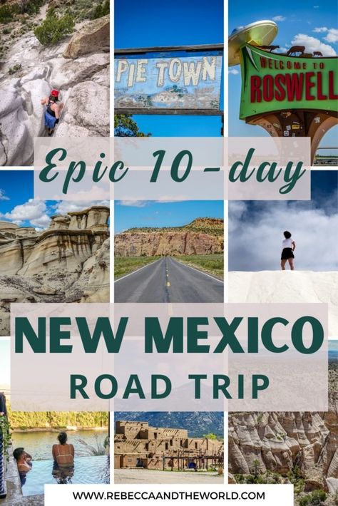 Mexico Road Trip Map, New Mexico Road Trip Map, New Mexico Travel Itinerary, New Mexico Itinerary, Moving To New Mexico, Mexico Travel Itinerary, Mexico Trips, Roadtrip Tips, Mexico Road Trip