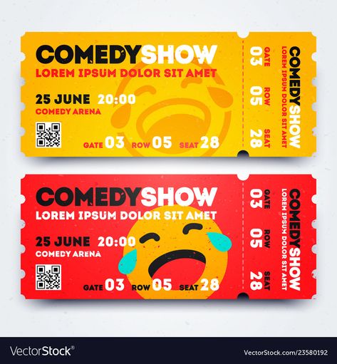 Entry Ticket Design, Comedy Show Design, Show Tickets Design, Comedy Night Flyer, Stand Up Comedy Poster, Night Table Decor, Friends Comedy, Poster Reference, Bad Dad Jokes