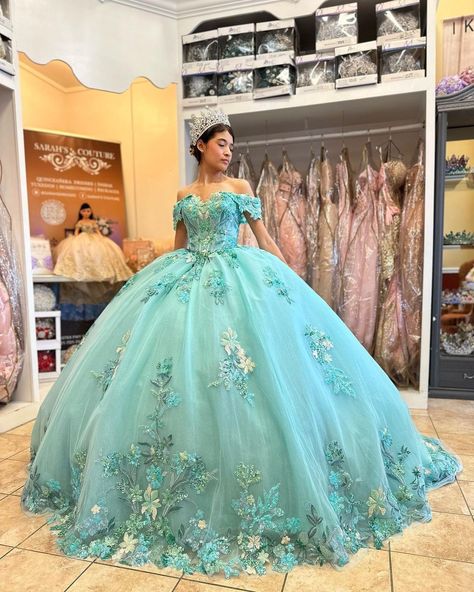 Turquoise Quinceanera Dress, Quinceanera Teal Dresses, Turquoise Sweet 16 Dress, Moana Sweet 16 Dress, Blue And Green Quinceanera Dresses, Teal Blue Quinceanera Dresses, Teal Xv Dresses, Teal Dress Quinceanera, Blue Green Quinceanera Dresses