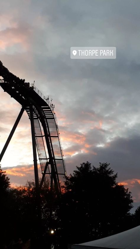 Thorpe Park Aesthetic, Rollercoaster Aesthetic, Alton Towers Rides, Thorpe Park, Alton Towers, Romance Aesthetic, England Aesthetic, 2023 Mood, Europa Park