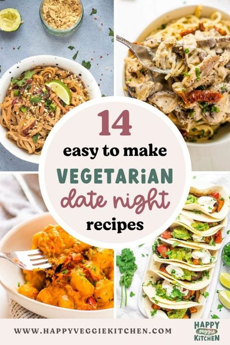 Meatless recipes for a special occasion! These are easy to make at home but have that touch of luxury you're looking for on Valentine's Day or any other date night in. Vegetarian Recipes Date Night, Date Night Recipes Vegetarian, Dinner Date Recipes Vegetarian, Valentines Vegetarian Dinner Ideas, Date Night Vegetarian Dinner, Vegetarian Valentines Day Dinner, Date Night Dinner Recipes Vegetarian, Meatless Valentines Day Dinner, Romantic Vegetarian Dinner For Two