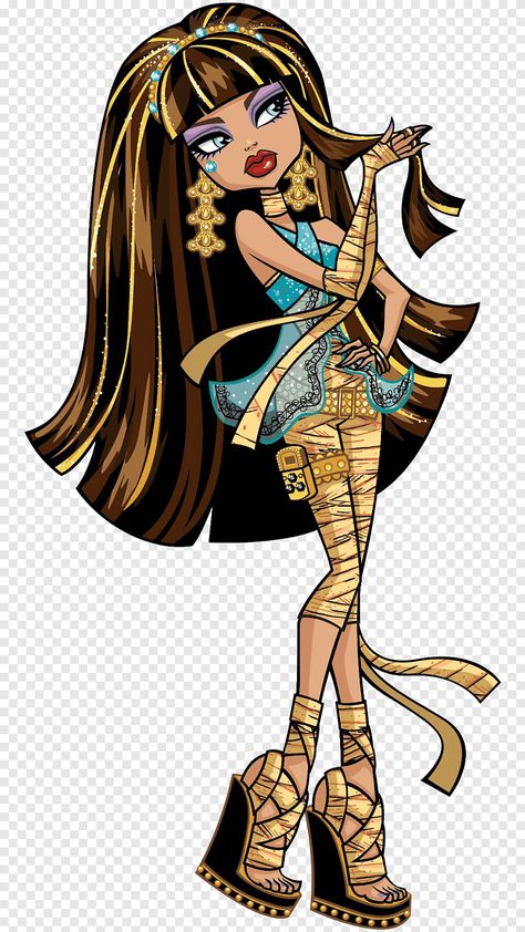 Monster High Cleo De Nile Doll from Monster High: Ghoul Spirit Barbie, doll, sticker, fictional Character png Monster High Girls, Ghibli Background, Monster High Cleo, Monster High Ghoulia, Monster High Halloween, Halloween Group, Hot Halloween, Studio Ghibli Background, High Characters