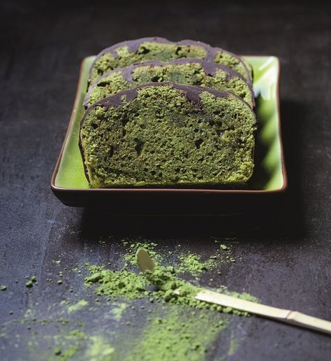 Veganer matcha Kuchen Yuzu Cake, Matcha Green Tea Recipes, Japanese Treats, Matcha Cake, Green Tea Recipes, Matcha Recipe, Vegan Cakes, Homemade Brownies, Sweets Cake