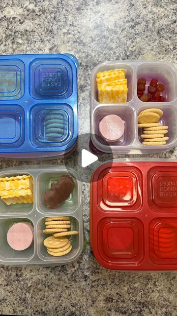 Erin Eller on Instagram: "Prepping some lunchables for the next couple of days. We will be super busy, so these will be perfect to grab and go for the kids! #asmr #lunchables #lunchideas #lunchideasforkids #lunchbox #lunchboxideas #lunchboxideasforkids #snack #snackideas #snackideasforkids #glutenfree #celiac" Snack Packs For Adults, Homemade Lunchables, Snack Containers, Snack Packs, Super Busy, Houseboat, Kids Lunch, Kids Snacks, Kids Stuff