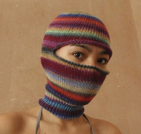 Knitted Baklava, Baklava Crochet, Wool Balaclava, Homemade Fashion, Knit Balaclava, Buddha Hand, Crochet Hood, Wool Crochet, Hood Hat