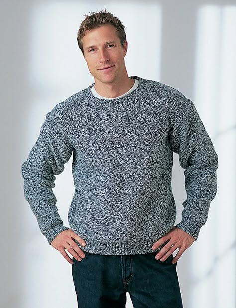 Simple Mens Knit Sweater Pattern Drop Shoulder Sweater Pattern, Mens Knit Sweater Pattern, Knitting Fashion Design, Crochet Mens, Knit Sweater Pattern, Easy Sweater Knitting Patterns, Mens Knit Sweater, Knitting Patterns Free Sweater, Mens Knit