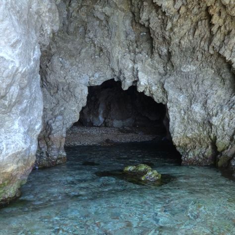 Cave at Traganou beach Rhodes island Sea Cave Aesthetic, Stranded On An Island Aesthetic, Daenaera Velaryon, Shiera Seastar, Ocean Cave, Beach Cave, Island Aesthetic, Ocean Island, Lay Low