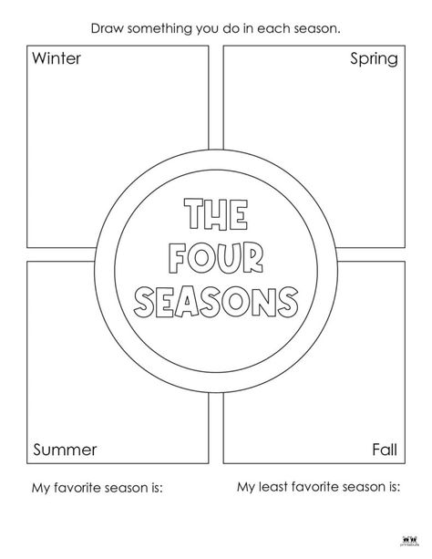 Choose from 51 unique four seasons worksheets and printables to both learn the seasons and display them in your classroom. 100% FREE! 1st Grade Seasons Activities, Seasons Learning Activities, Seasons First Grade, The Four Seasons Worksheets, 4 Seasons Worksheets For Kids, 4 Seasons Worksheet, Four Seasons Activities For Kids, Seasons Worksheets Preschool, Weather And Seasons Worksheet