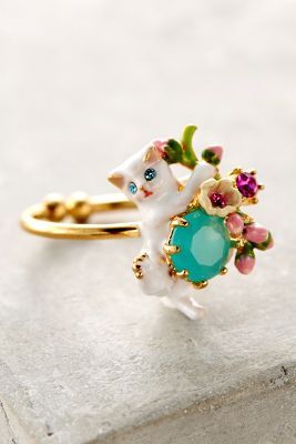 Les Nereides, Cat Ring, Cat Jewelry, Disney Cruise, Cute Jewelry, A Cat, Jewelry Art, Costume Jewelry, Jewelry Inspiration