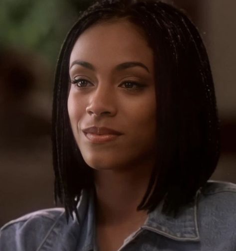 Jada Pinkett Smith 90s Aesthetic, 90s Black Actresses, 2000s Makeup Looks, Black Hair 90s, Hair 90s, 90s Makeup Look, Set It Off, Nia Long, Jada Pinkett