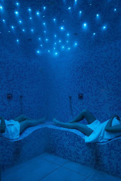 / Patmos Greece, Deco Spa, Dreams Spa, Sauna Steam Room, Spa Life, Spa Rooms, Sauna Design, Steam Sauna, Spa Interior