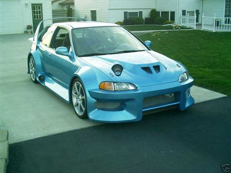 2000 Honda Civic Ricer Car, Car Fails, Car Interior Diy, Ricers, Car Things, Dream Car Garage, 2000 Honda Civic, Car Mods, Car Magazine