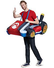 Super Mario Bros Costumes, Mario Kart Costumes, Mario Bros Costume, Luigi Costume, Mario Costume, Super Mario Kart, Inflatable Costumes, Super Mario Birthday Party, Super Mario Party