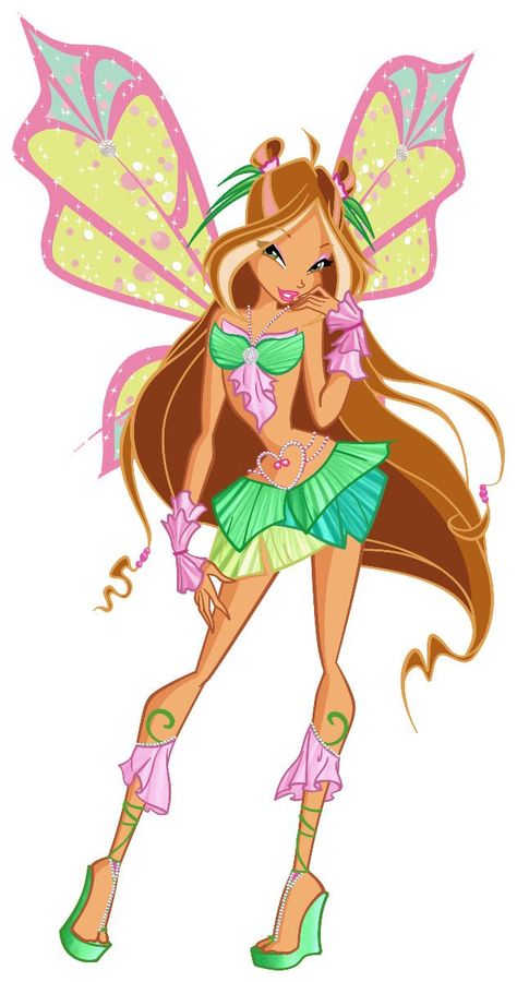 Winx club Flora 4 season sophix transformation HD Flora Sophix Winx Club, Fairy Cartoon Character, Winx Flora Costume, Winks Fairy, Flora Winx Club Icon, Winx Club Fairy, Winx Characters, Winx Fashion, Pete The Cat Costume