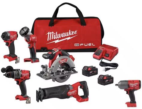 Save Money By Getting Your Hands on A Milwaukee Combo Kit If you’re on the Milwaukee battery platform and want […] The post Best Milwaukee Combo Kits 2023 appeared first on Pro Tool Reviews. Milwaukee Power Tools, Sliding Compound Miter Saw, Rolling Tool Box, Milwaukee Fuel, Saw Tool, Milwaukee M18, Milwaukee Tools, Reciprocating Saw, Cordless Tools