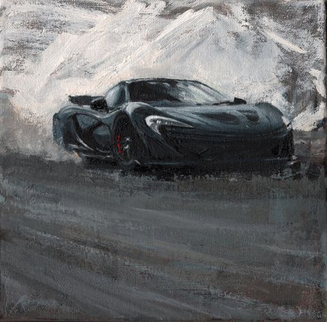 Artwork Gallery - Daniel Rodgers Art Colorful Canvas Art, Bmw Art, Oil Pastels Painting, Cool Car Drawings, Art Painting Tools, Mechanical Art, Artwork Gallery, Mclaren P1, Oil Pastel Art