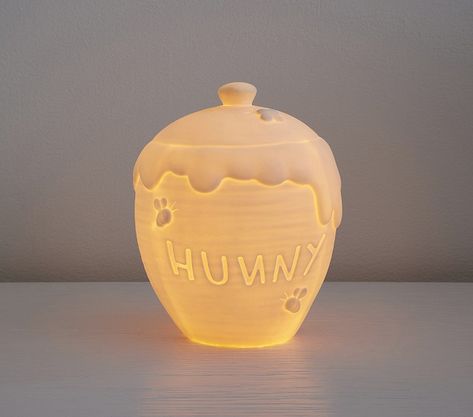 Disney's Winnie the Pooh Ambient Nightlight | Pottery Barn Kids Winnie The Pooh Room, Pooh Bear Nursery, Winnie The Pooh Decor, Casa Disney, Pooh Nursery, Winnie The Pooh Nursery, Baby Nursery Inspiration, Baby Room Themes, Disney Nursery