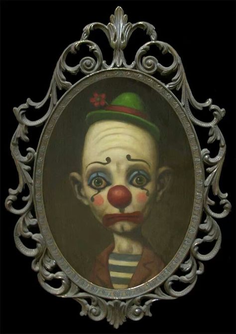 Mark Ryden Mark Ryden Art, Marion Peck, Odd Pictures, Clown Paintings, Clown Art, Playful Art, Clown Core, Mark Ryden, Vintage Clown