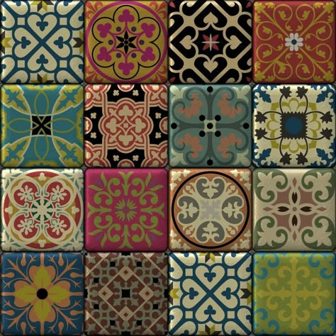 Jaipur Tiles, Arabic Tiles, Bohemian Tiles, Adhesive Floor Tiles, Tile Background, Boho Tiles, Colorful Tiles, Moroccan Tiles Pattern, Tiles Pattern