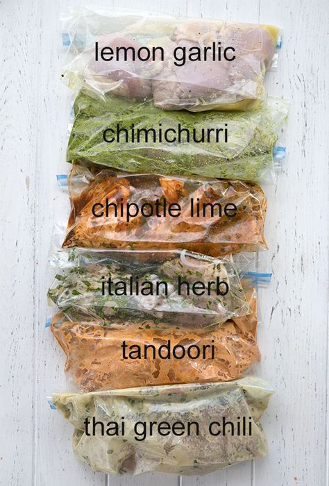 Low Calorie Marinades, Keto Marinades, Keto Chicken Marinade, Marinade Ideas, Chicken Breast Marinade Recipes, Dump Bags, Apartment Meals, Meat Marinades, Tandoori Marinade