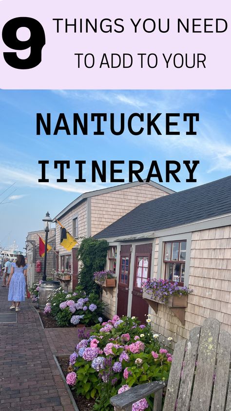 Nantucket itinerary Nantucket Itinerary, Nantucket Trip, Cheap Countries To Travel, Nantucket Massachusetts, Massachusetts Travel, Nantucket Island, Cheap Vacation, Packing List For Vacation, Budget Travel Destinations