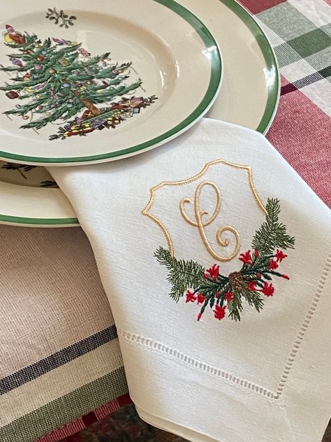 This Table Napkins item by TheHuntedHomeCo has 151 favorites from Etsy shoppers. Ships from Austin, TX. Listed on Jun 9, 2024 Three Letter Monogram, Christmas Tables, Christmas Dining Table Decor, The Hunted, Monogrammed Linens, Christmas Dining Table, Monogrammed Napkins, Wreath Frame, Christmas Linen