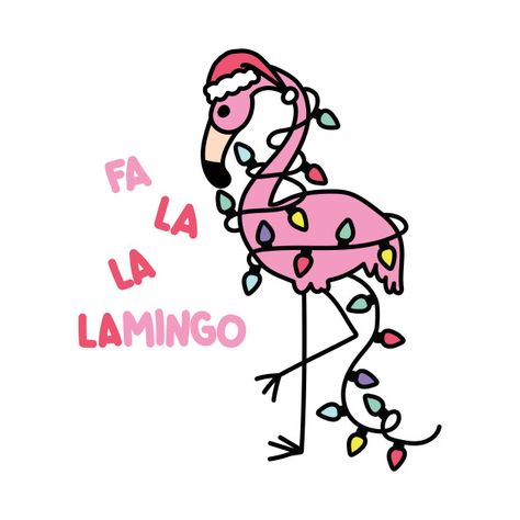 Flamingo Lights, Flamingo Tattoo, Christmas Flamingo, Fancy Flamingo, T Shirt Svg, Flamingo Birthday, Tropical Christmas, Christmas Rock, Flamingo Christmas