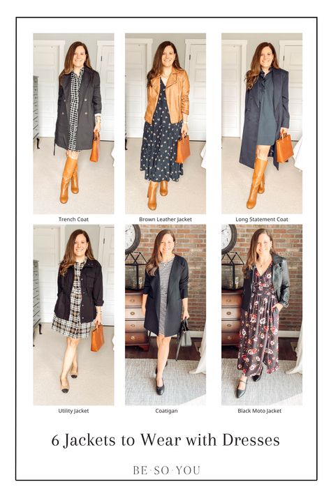 Long Jacket And Dress Outfit, What Coat To Wear With A Dress, Jackets To Wear Over Dresses, Coats To Wear With Long Dresses, What Coat To Wear With A Long Dress, Long Dress With Jacket Outfit, Jacket To Wear With Dress, Coat Over Dress, Jackets Over Dresses