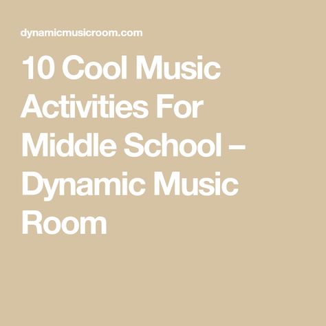 Group Music Activities, Upper Elementary Music, Dynamics Music Lesson Activities, Middle School Choir Lesson Plans, Music Middle School, Music Lesson Plans Middle School, Music Appreciation For Middle School, Middle School Choir Games, Middle School Music Activities