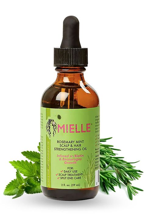 Mielle's Rosemary Hair Oil has gone viral over the past few months for it's near miraculous effect on hair growth and improving hair quality. Get your supply here quickly before it's sold out again! Mielle Rosemary Mint, Hair Strengthening Oil, Mielle Organics, Rosemary Oil For Hair, Mint Hair, Mint Oil, Best Hair Oil, Lustrous Hair, Scalp Oil