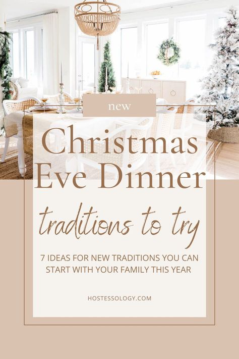 Christmas Eve Present Ideas, New Years Dinner Ideas Meals Families, Christmas Evening Ideas, Christmas Eve Dinner Party Ideas, Christmas Eve Decor, Christmas Dinner Traditions Fun, Christmas Eve Movie Night Ideas, No Traditional Christmas Dinner, Family Christmas Eve Ideas