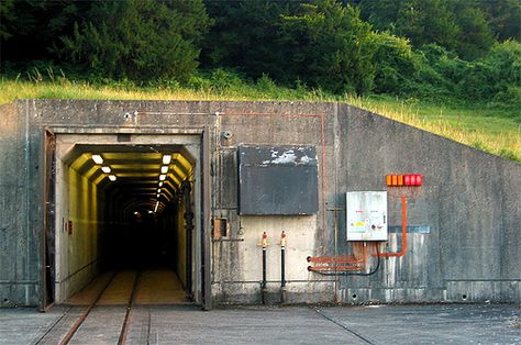 Bunker Tunnel Entrance by steve.wilde, via Flickr Luxury Bunkers, Bunker Hill Los Angeles, Tunnel Entrance, Secret Bunker, Bunker Hill Monument, Doomsday Bunker, Military Bunkers, Europe Street, Underground Shelter