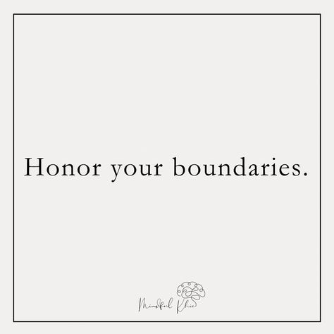 Protect your peace. Honor your boundaries with everyone. The right people will gravitate towards you. What’s for you will always be for you. 🩶 #MindfulKhic #loveyourself #affirmations #motivationalquotes #mentalhealthmatters #mentalwellbeing #mentalhealthcommunity #healingjourney #healingtrauma #mindfulness #mindfulthoughts #conscious #consistencyiskey #healthyboundaries #HappyFriday Honor Your Boundaries, Love Knows No Boundaries, Not Respecting Boundaries, Set Boundaries Find Peace, People Pleaser Boundaries, Consistency Is Key, Healthy Boundaries, Boundaries, Mental Health Matters