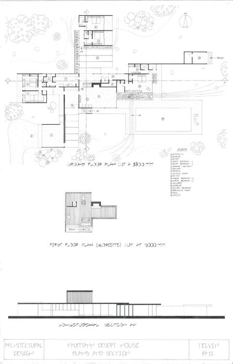 Desert House Plans, Kaufmann Desert House, Craftsman Lake House, Kaufman House, Mid Century House Plans, Kaufmann House, Palm Springs Houses, Desert House, Project House