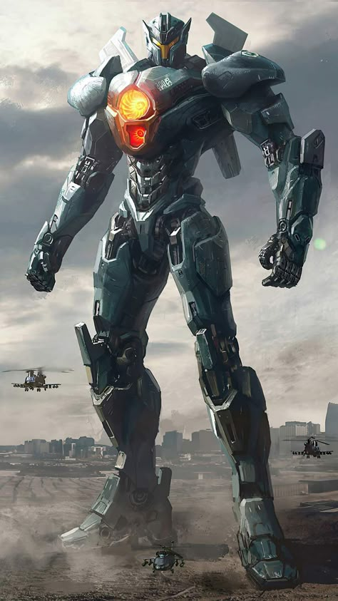 Pacific Rim Movie, Pacific Rim Kaiju, Pacific Rim Jaeger, Pacific Rim Uprising, Robot Concept, Giant Robots, Robots Concept, Pacific Rim, Robot Art