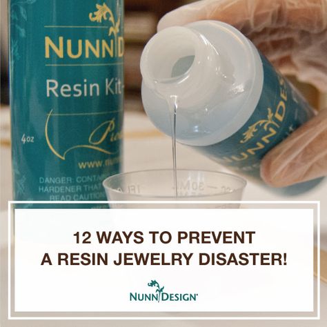 12 Ways to Prevent a Resin Jewelry Disaster! – Nunn Design Resin Jewellery Making, Diy Resin Jewelry Tutorials, How To Make Resin Jewelry, Resin Spray, Resin Jewlery, How To Make Resin, Making Resin Jewellery, Diy Jewelry Tutorials, Polyurethane Resin