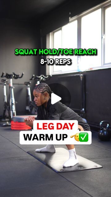 Siobhan Wilson - Online Coach on Instagram: "Leg day warm up 🫡✅

P.S - if you’re ready to join the Wilson Coaching program where you can have you own PERSONALISED training AND nutrition plan specifically tailored to YOU and YOUR goals… comment the word “NOW” and I’ll send you a DM 📲" Squat Hold, Leg Exercises, Nutrition Plan, Better Body, Pre Workout, Leg Day, Nutrition Plans, Coaching Program, Online Coaching