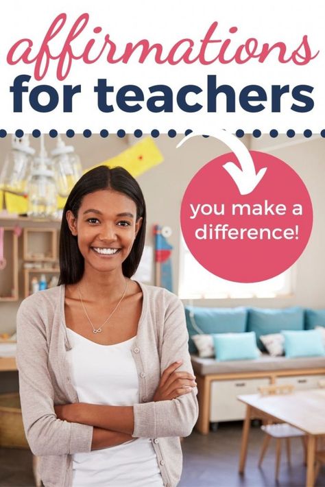 Feeling like you need a morale boost, or to feel calmer and more confident about your work in the classroom? These affirmations for teachers are for you! #affirmationsforteachers #teacheraffirmations Affirmations For Teachers, Teacher Wellbeing, Miracle Morning Routine, Teacher Burnout, Health Teacher, Valentine Words, Happy Teacher, Affirmation Board, Importance Of Education