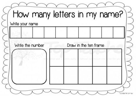 How many letters in my name? | Top Teacher - Innovative and creative early childhood curriculum resources for your classroom How Many Letters In My Name Preschool, How Many Letters In Your Name, Kindergarten Tutoring, Deco Classroom, Letters In My Name, Preschool Concepts, Activities For Kindergarten Children, Boy Activities, Kindergarten Inquiry