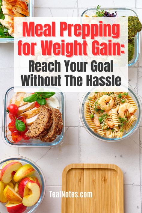 Planning to bulk up and gain weight? Simplify your weight gaining journey with our meal prepping tips and easy recipes! Discover healthy meal prep ideas to help you reach your goals faster in a hassle-free manner. Get our FREE meal prep planner NOW to get started! Meals For Gaining Weight For Women, Meal Prep For The Week Weight Gain Easy, Meal Prep To Gain Weight, Meal Plan To Gain Weight Women, High Calorie Meals Weight Gain Recipes, Meals To Gain Weight For Women, High Calorie Meals Weight Gain For Women, Gain Weight Meal Plan For Women, How To Gain Weight Healthy