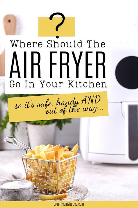 Are you struggling to find the best spot for your air fryer in the kitchen? No worries, I’ve got you covered! With this ultimate guide you’ll learn exactly where to put an air fryer in the kitchen for perfect access to healthier (crispier!) meals every day. Say goodbye to guesswork and hello to the right location for this handy kitchen appliance. Let’s get started… Storing Air Fryer, Air Fryer Organization, Air Fryer Decor, Air Fryer Station In Kitchen, Air Fryer Kitchen Counter, Kitchen Counter Decor Air Fryer, Air Fryer Placement In Kitchen, Where To Store Air Fryer In Kitchen, Where To Put Air Fryer In Kitchen