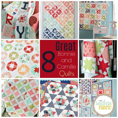 8 Greaet Bonnie and Camille Quilts Bonnie And Camille, Quilt Crafts, First Quilt, Mini Quilt Patterns, Floral Quilt, Quilts Ideas, Christmas Quilt, Mini Quilts, Mini Quilt