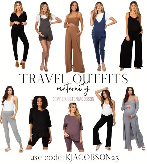 Maternity Road Trip Outfit, Traveling Pregnant Outfits, Maternity Travel Outfit Summer, Maternity Airport Outfit Summer, Maternity Airplane Outfit, Maternity Plane Outfit, Airport Maternity Outfit, Italy Maternity Outfits, Pregnant Airport Outfit Summer