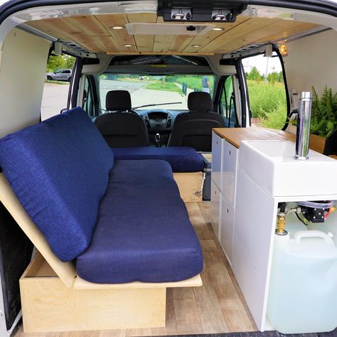 Custom Ford Transit Connect Campervan For Rent — Discover Campervans - Campervan Rentals Denver Colorado Transit Custom Camper, Ford Transit Custom Camper, Campervan Rental, Pillow Storage, Ford Transit Custom, Custom Campers, Ford Transit Connect, Campervan Life, Transit Custom