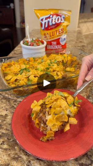 Frito Taco Casserole, Frito Pie, Taco Pie, Taco Bake, Ashley Johnson, Taco Casserole, Football Food, Mexican Dishes, Laura Ashley