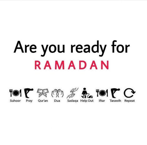 Are you ready for Ramadan? We have about 45 days and it’s time to start preparing. May Allah let us live to see ramadan ❤️ . Follow… For Ramadan, Ramadan Quotes, Islamic Teachings, Iftar, Islamic Quotes, Ramadan, Quran, To Start, Medicine