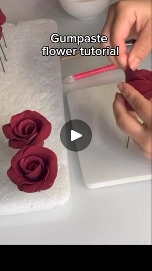 282K views · 2.3K reactions | Gumpaste Flower tutorial | By 24/7 Cake Affairs Blog | Facebook Easy Fondant Flowers Tutorial, Fondant Flowers Tutorial, Gumpaste Flowers Tutorial, Gum Paste Flowers Cake, Gum Paste Flowers Tutorials, 90th Birthday Cakes, Fondant Flower Tutorial, Fondant Flower Cake, 7 Cake