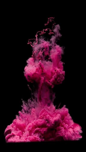 Happy Holi Gif, Ink In Water, Wall Papers, Happy Holi, Everything Pink, Vixx, In Water, Pink Aesthetic, Color Inspiration