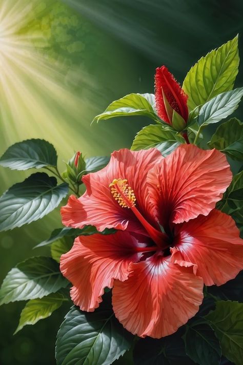 Flower References, Rose Flower Pictures, Hibiscus Plant, Beautiful Butterflies Art, Lovely Flowers Wallpaper, Wallpaper Nature Flowers, Flower Art Images, Rare Flowers, Beautiful Flowers Wallpapers